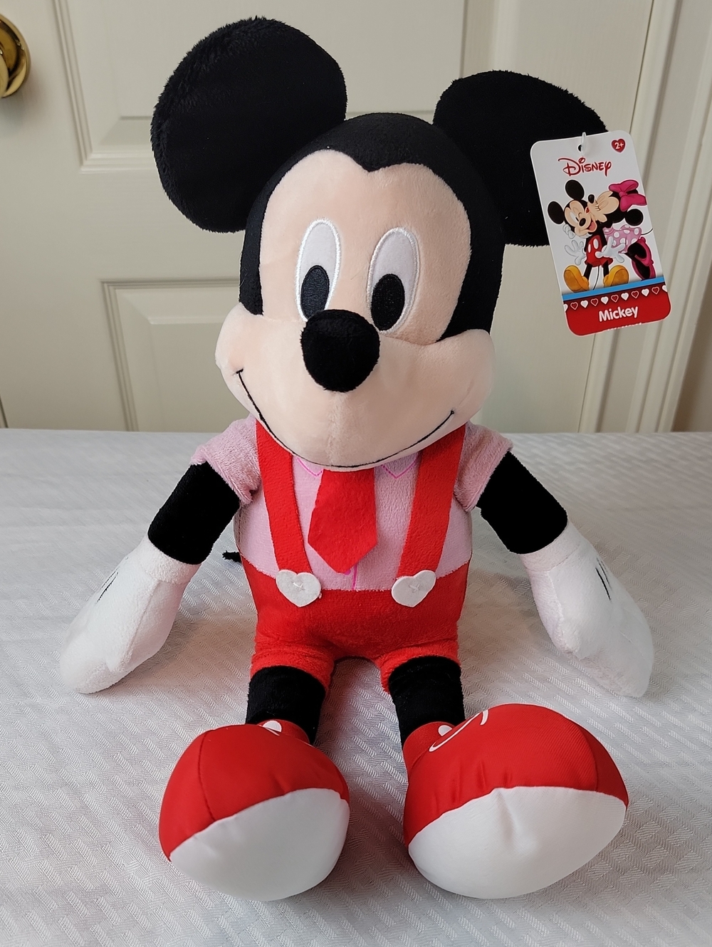 Disney Mickey Mouse Plush Toy - Pink and Red